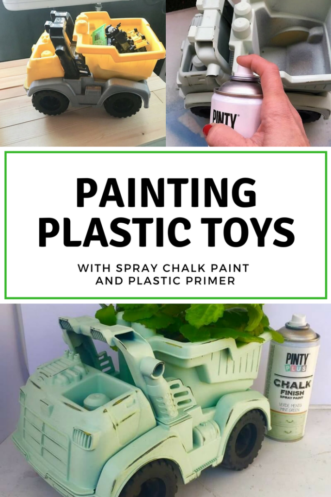 How to upcycle plastic toys with Pinty Plus spray paint
