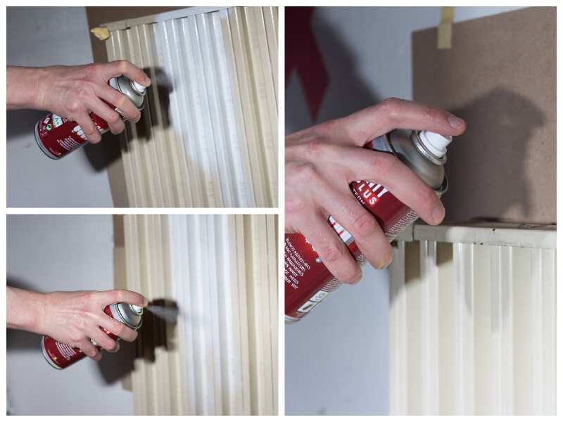 How to paint a radiator using spray paint - Pintyplus