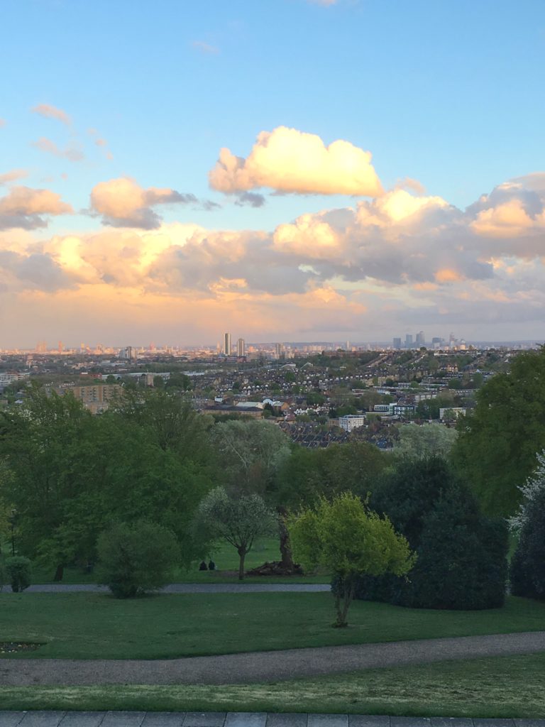 view from alexandra palace