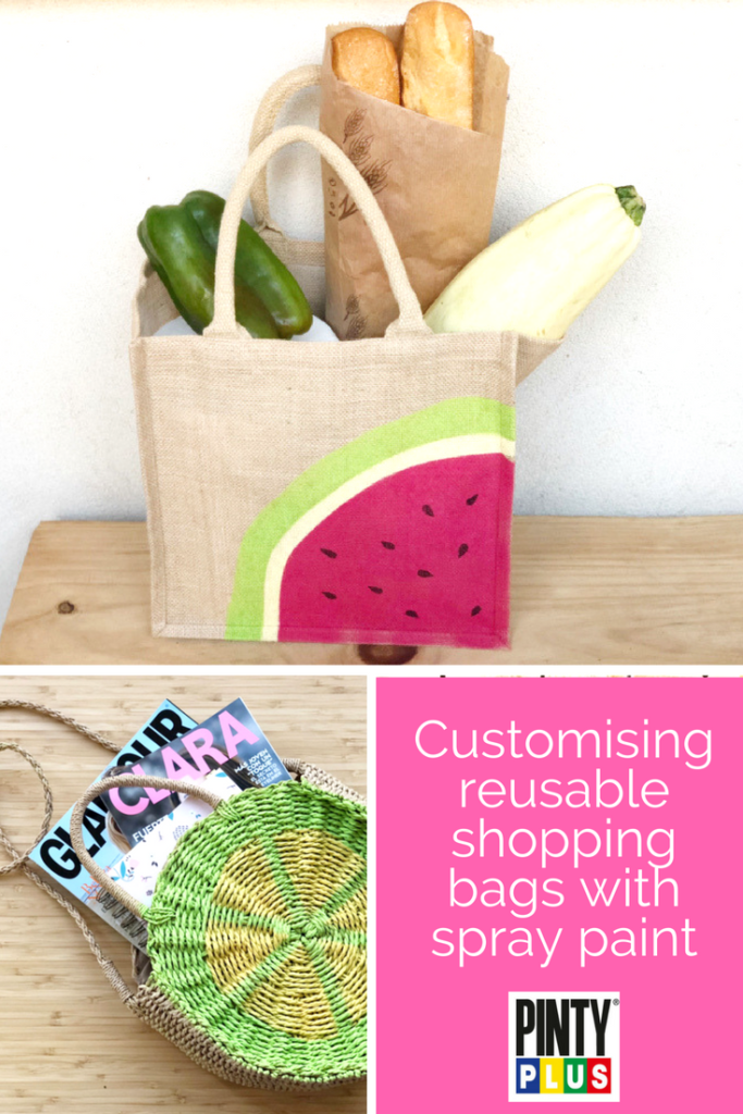 customising reusable shopping bags